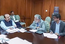 The Chairmen of Prime Minister's Youth Programme and HEC met to discuss matters related to the Laptop Scheme, Green Youth Movement, and Talent Hunt Sports Programme.